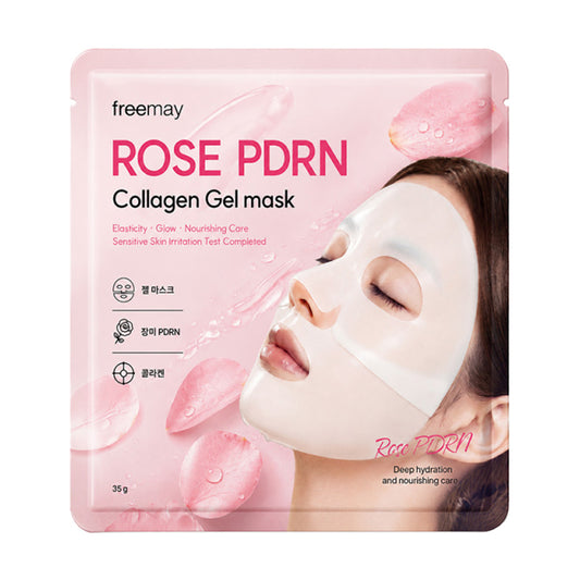 freemay Rose PDRN Collagen Gel Mask 3pk