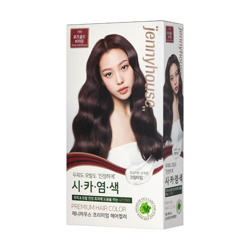 jennyhouse Premium Hair Color-Rose Gold Brown 7RB 120g