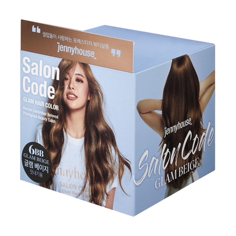 jennyhouse Salon Code Glam Hair Color-Glam Beige 6BB 140ml