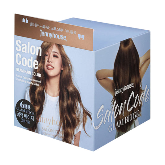 jennyhouse Salon Code Glam Hair Color-Glam Beige 6BB 140ml