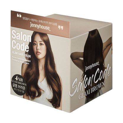 jennyhouse Salon Code Glam Hair Color-Glam Brown 4NB 140ml