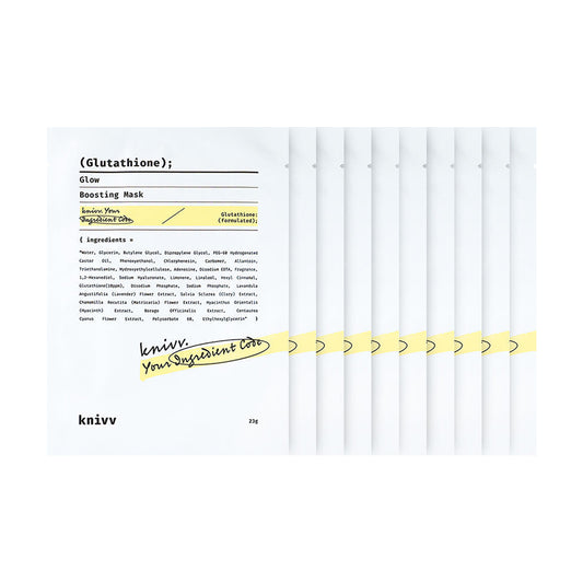 knivv Glutathione Glow Boosting Mask 10pk