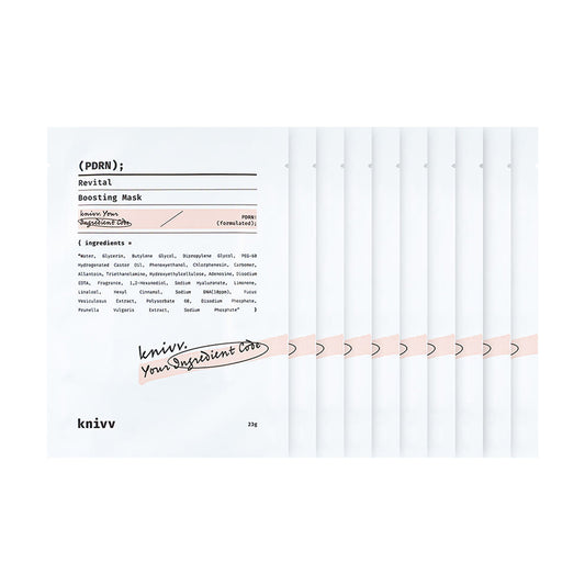 knivv PDRN Revital Boosting Mask 10pk