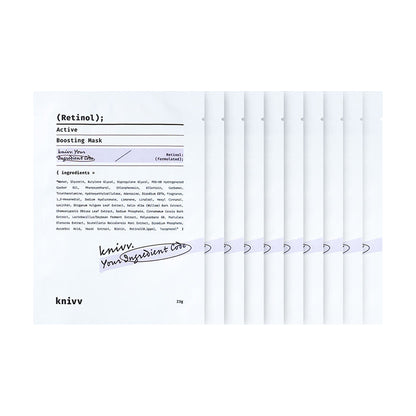 knivv Retinol Active Boosting Mask 10pk