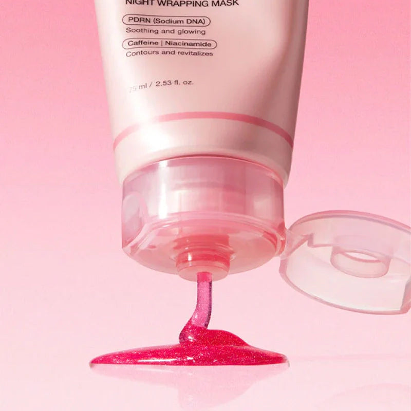 medicube PDRN Pink Caffeine Overnight Wrapping Mask 75ml