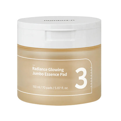 numbuzin No.3 Radiance Glowing Jumbo Essence Pad 70ea