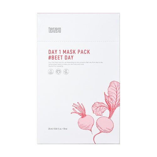 Day 1 Mask Pack #Beet Day 10pk